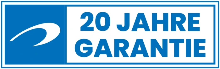 20 Jahre Garantie