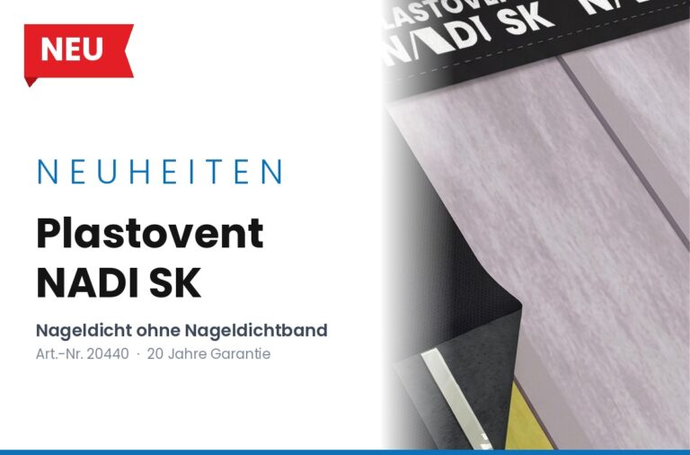 Plastovent NADI SK Unterdeckbahn – nageldicht ohne Nageldichtband